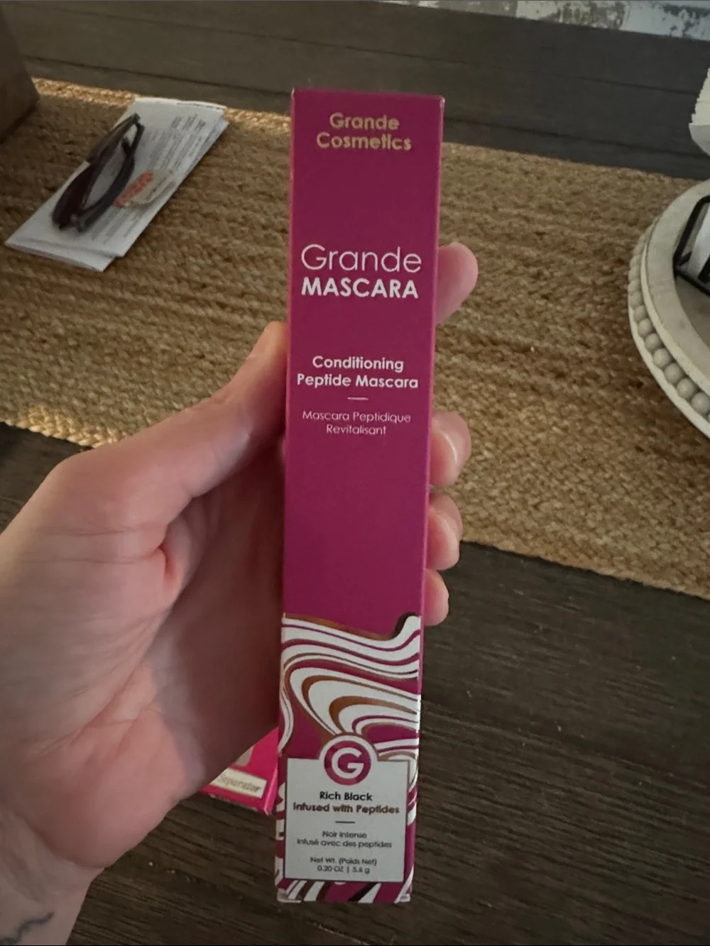 Grande Cosmetics Pink Conditioning Mascara & Lash Separator Set